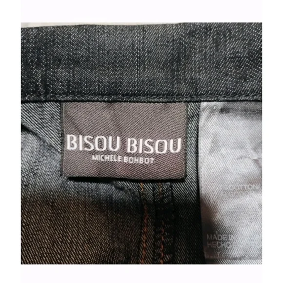 Bisou Bisou Dark Blue Blazer with Brown Stitching - Picture 4 of 10